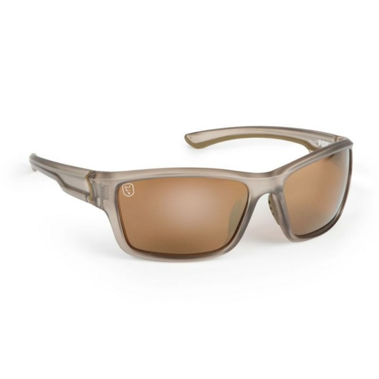 Fox Sunglass Fox Trans Khaki Brown Mirror - Napszemüveg polarizált barna lencsével