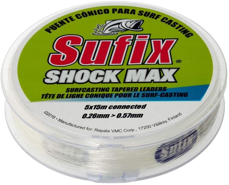 Sufix Shock Max 5x15 m 0.26-0.57 mm - Felvastagodó zsinór