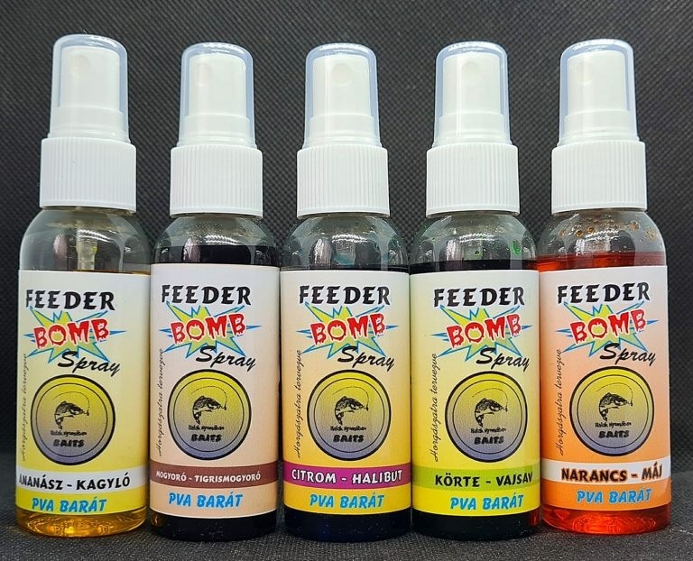 Halak Nyomában Feeder Bomb Spray Citrom-Halibut 50 ml