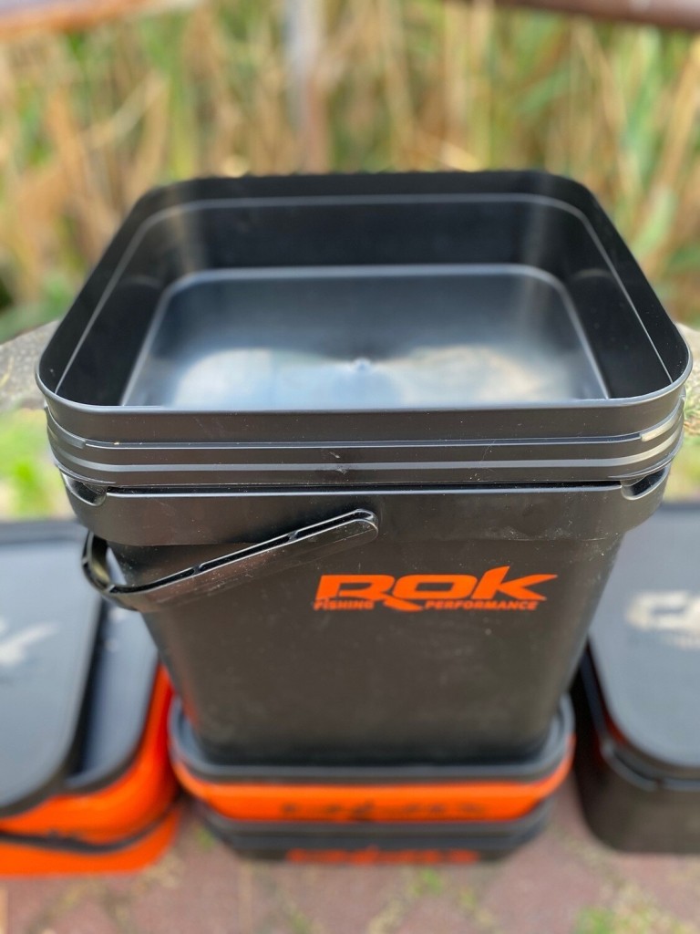 ROK 17 l-es kocka vödör szett (vödör+betét+fedél) fekete 