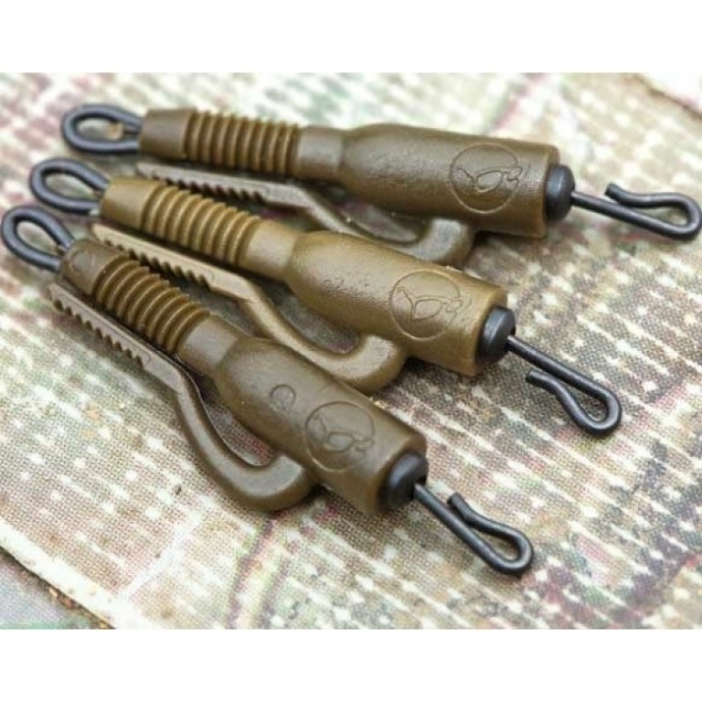 Korda QC Hybrid Lead Clip Gravel/Clay - Ólomklipsz gyorscserélhető forgóval