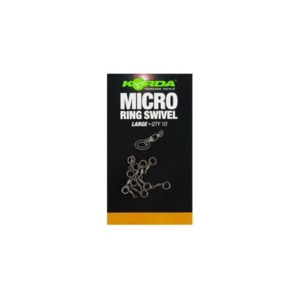 Korda Micro Rig Ring Swivel Large - Forgó karikával 