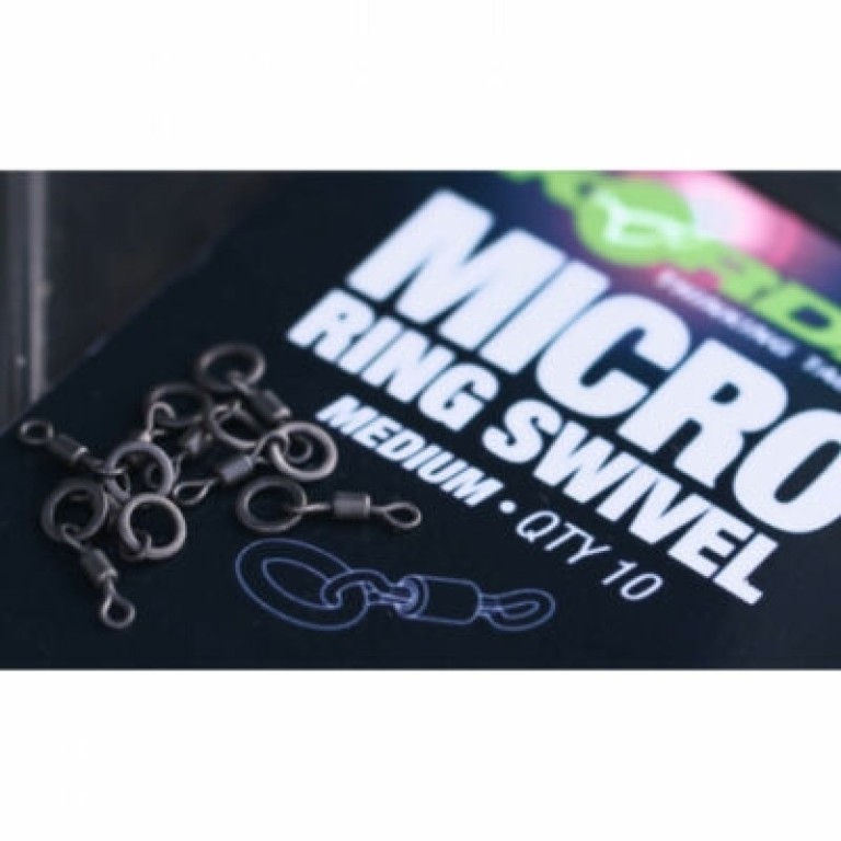 Korda Micro Rig Ring Swivel Medium - Forgó karikával