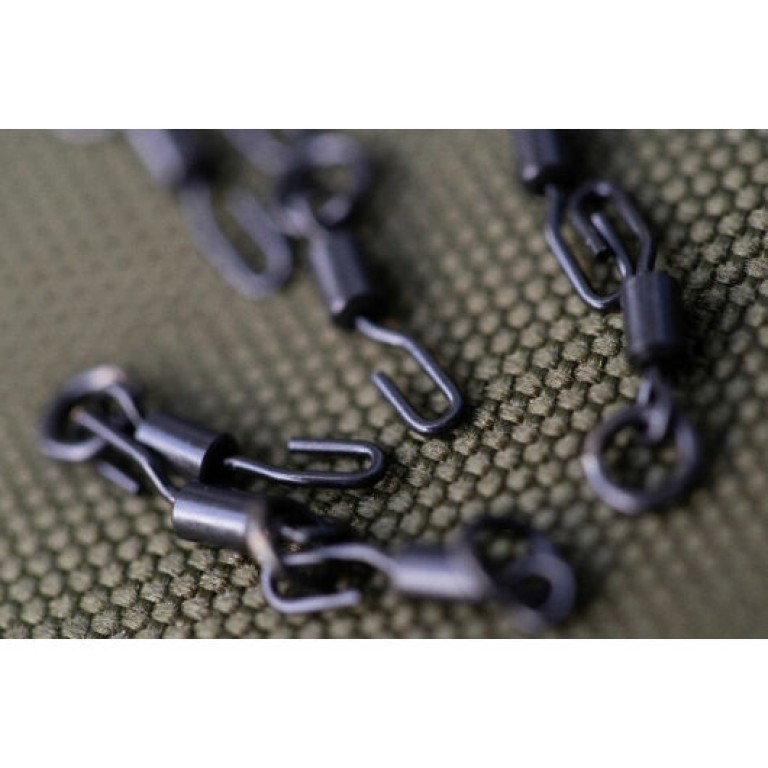 Korda Spinner Ring Swivel Sz 11 - Gyorskapocs karikával