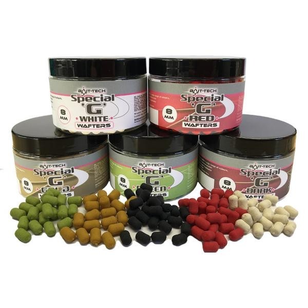 Bait-Tech Special G Red dumbells 8 mm wafters