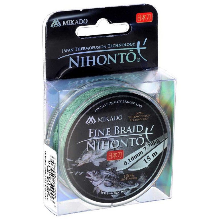 Mikado Nihonto Fine Braid Zöld 150 m - Fonott zsinór