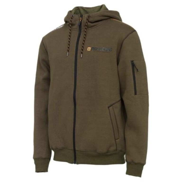 Prologic Carpio Zip Hoodie Army Green - Cipzáras melegítő felső