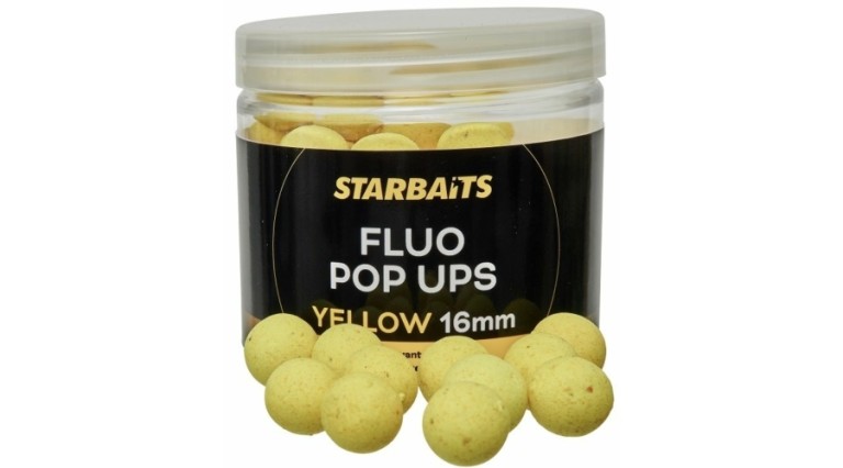 Starbaits Fluo Pop Ups Yellow 70 g