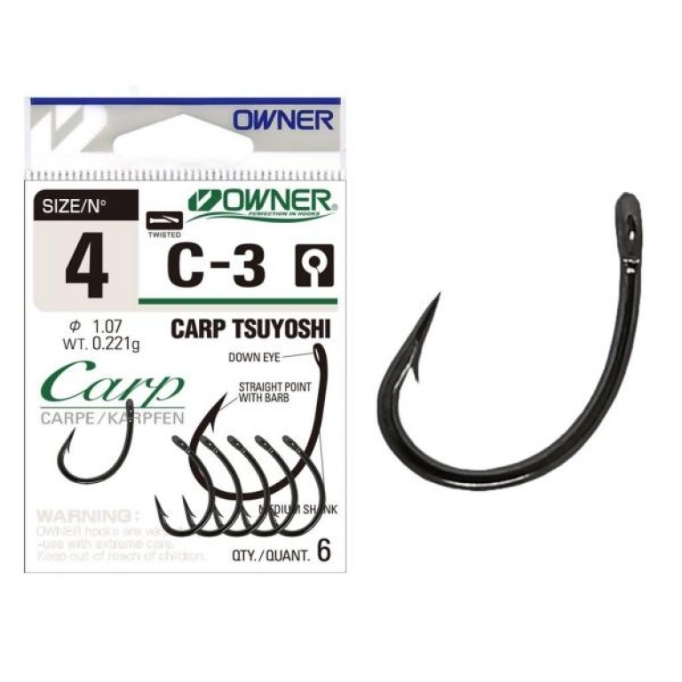Owner Carp C3 - Pontyozó horog