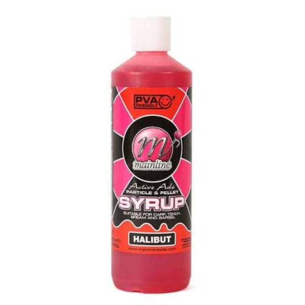 Mainline Particle + Pellet Syrup Halibut 500 ml - Szirupos folyadék halibut ízesítéssel