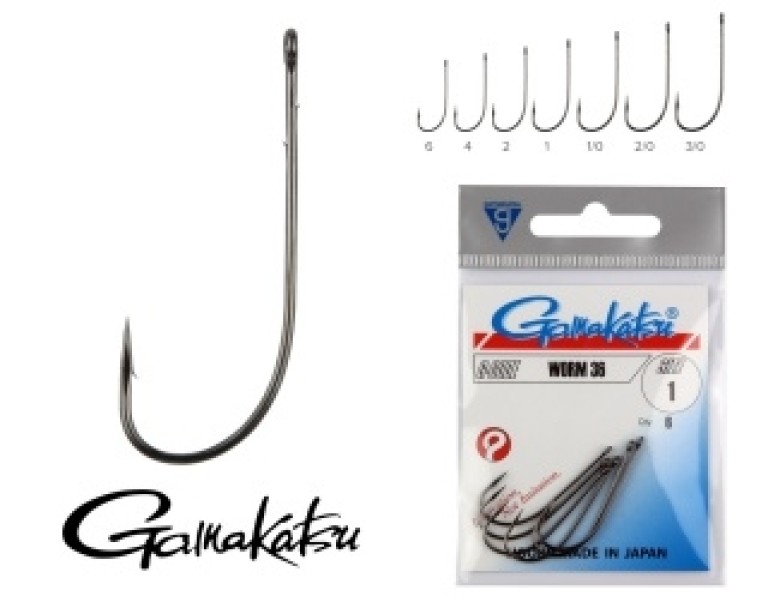 Gamakatsu Bks Worm 36 - Süllőző horog 
