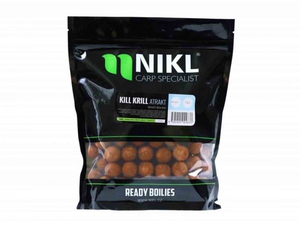 Nikl Ready Bojli Attraktive Kill Krill 1 kg - Oldódó bojli 
