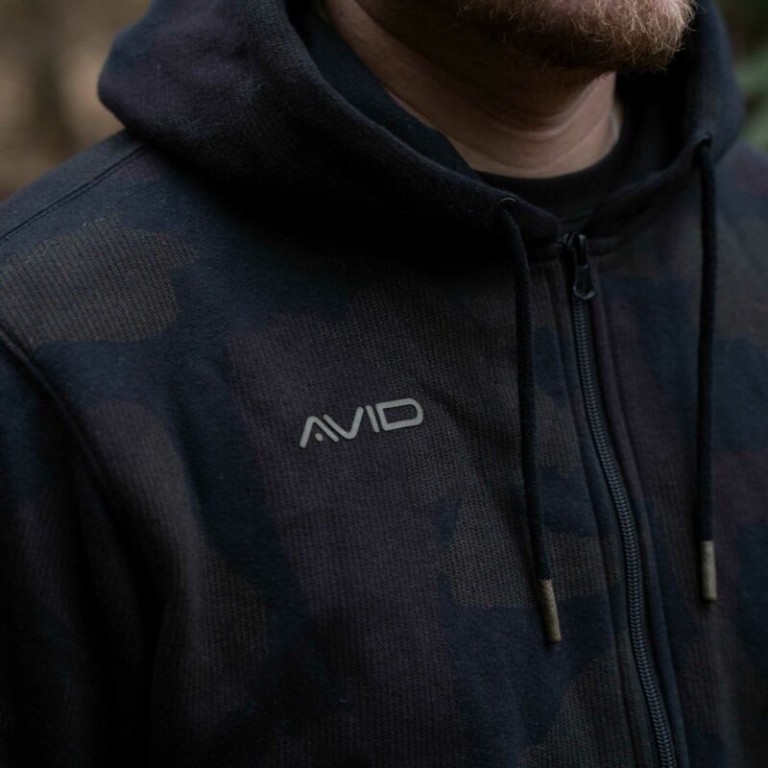 Avid Distortion Camo Zip Hoodie - Cipzáras kapucnis pulóver