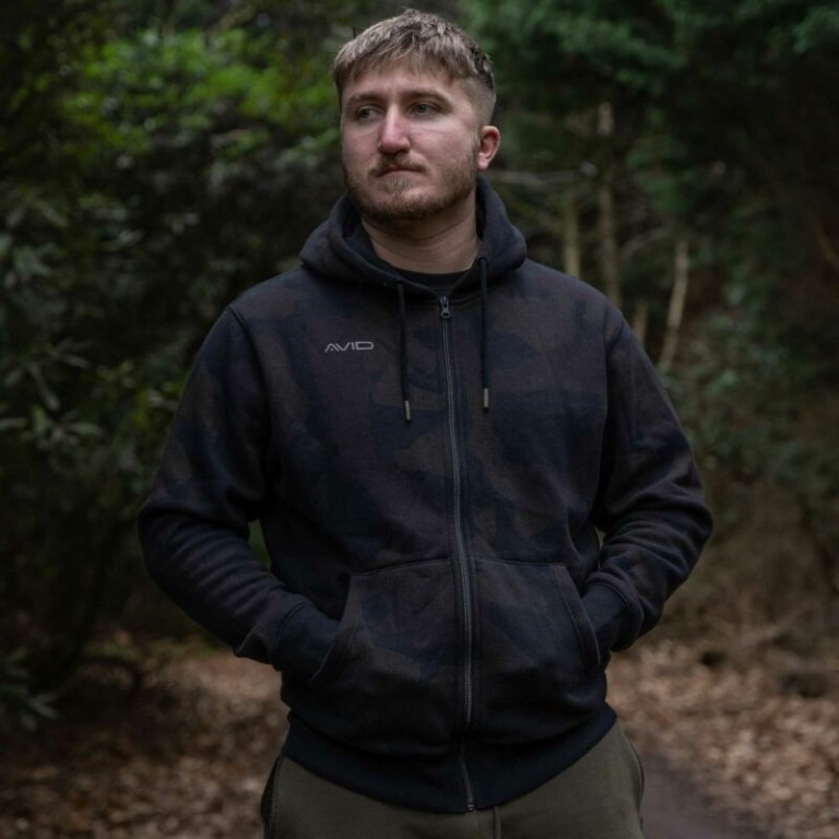 Avid Distortion Camo Zip Hoodie - Cipzáras kapucnis pulóver