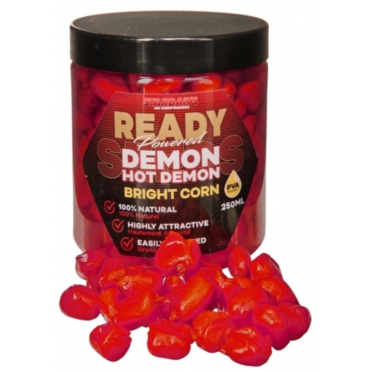 Starbaits Ready Seeds Hot Demon Bright Corn (kukorica) 250 ml