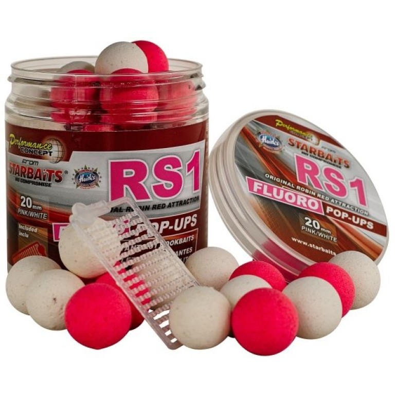 Starbaits RS1 Fluoro pop ups 80 g 20 mm