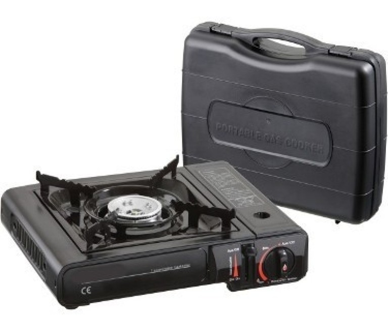 Gázfőző táskával