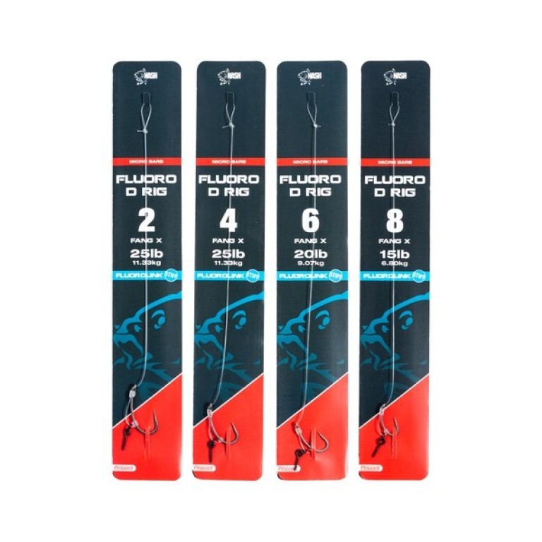 Nash Fluoro D-Rig - Előkötött előke