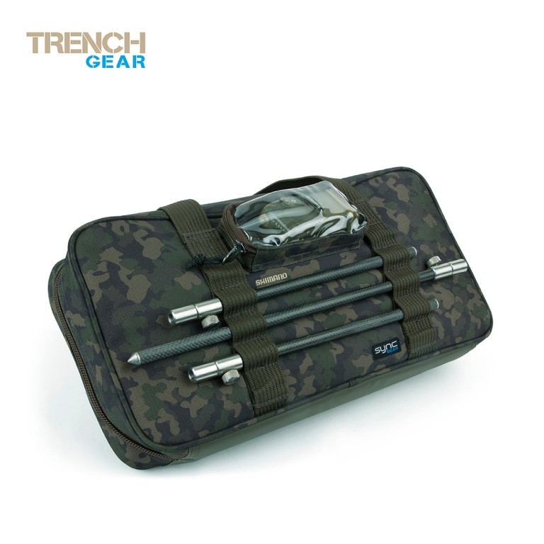 Shimano Luggage Trench Carp 3 Rod Buzzer Bar bag