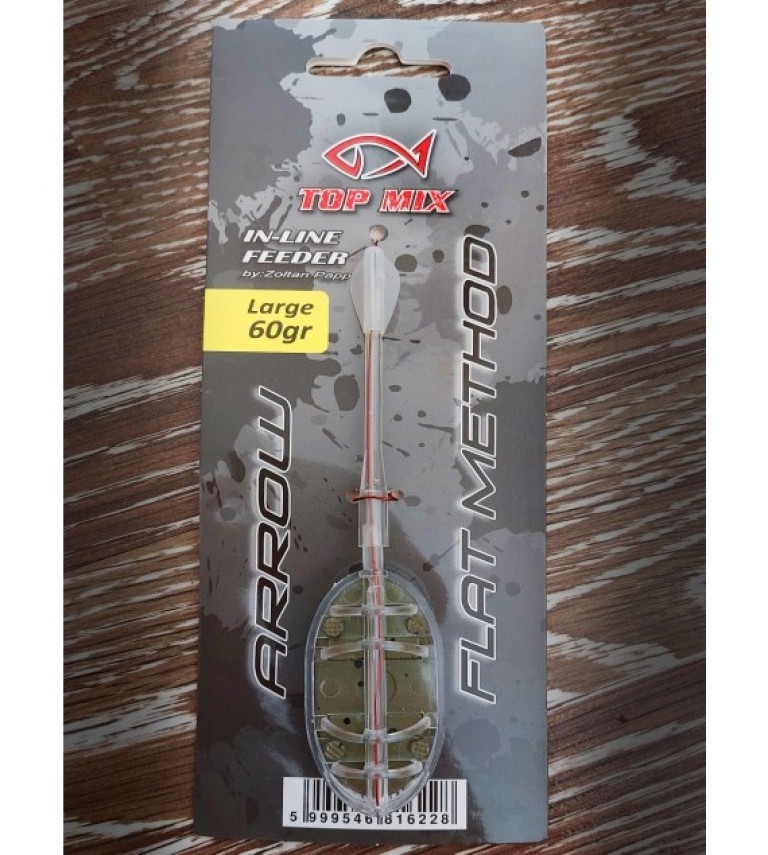 Top Mix Arrow Flat method feeder kosár L