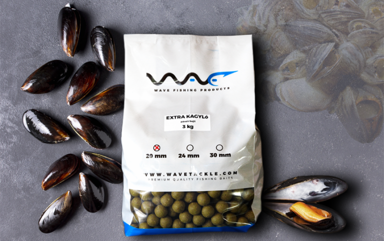 Wave Product Párolt bojli Extra Kagyló 3 kg