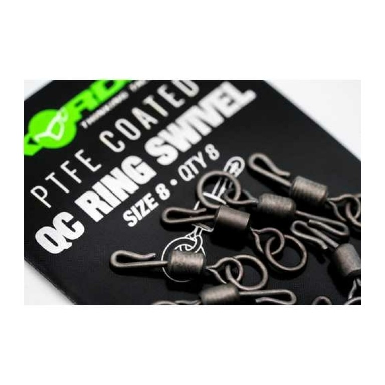 Korda PTFE QC Ring Swivel - Karikás gyorskapcsos forgó