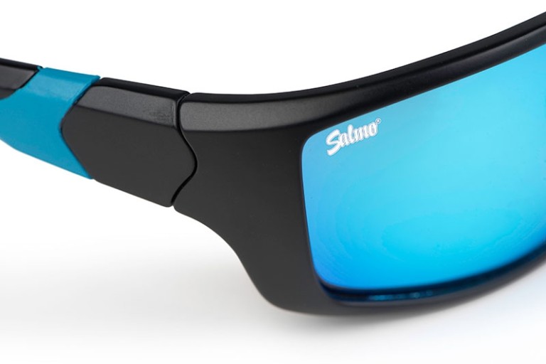 Salmo Black Glasses Grey Ice Blue Lens - Polarizált napszemüveg