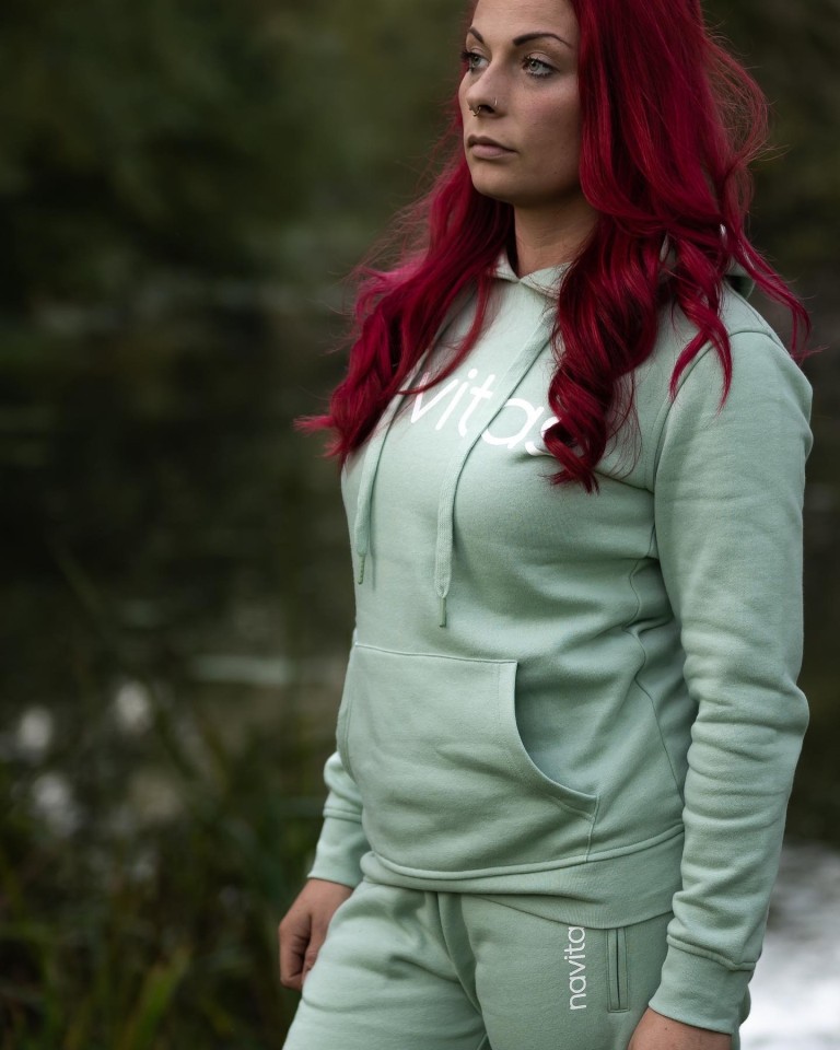 Navitas Womens Hoody - Light Green Női Pulóver
