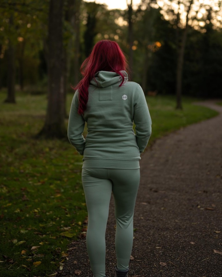 Navitas Womens Hoody - Light Green Női Pulóver