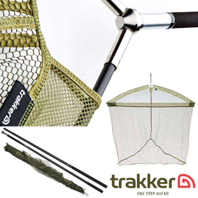 Trakker EQ carbon landing net Green - Merítőháló