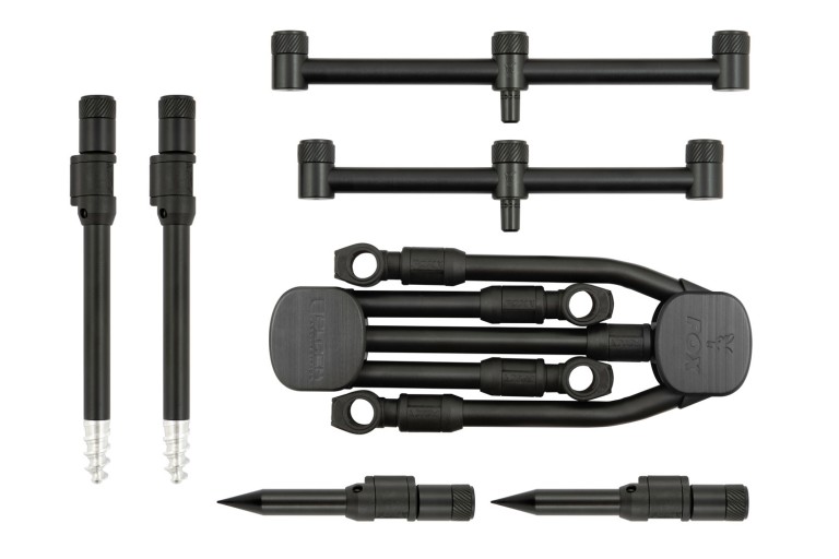 Fox Black Label QR 3 rod Pod complete Kit - Bottartó állvány