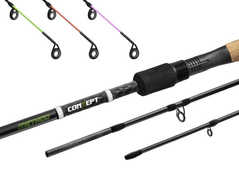 Delphin Method CONXEPT + 3 spicc 330 cm/60 g feeder horgászbot