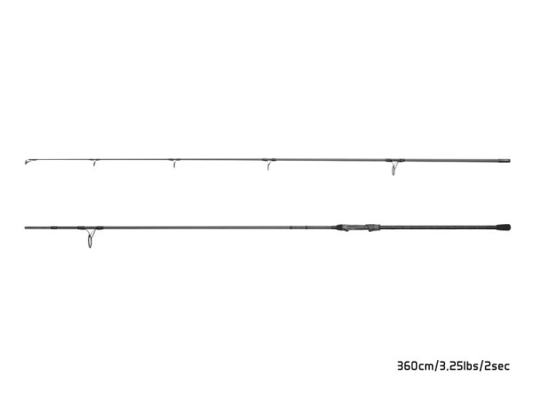 Delphin Opium BlacxCARP 3G TechnoCORK 2 részes horgászbot 360 cm/3,25 lbs