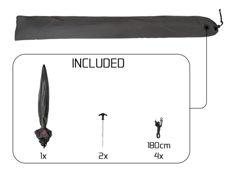 Delphin ATOMA RaceSHAD esernyő 250 cm