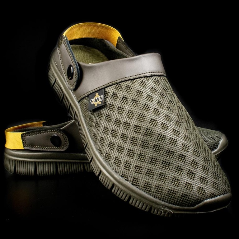 Vass 'Easy-Bac' Fishing Trainers Khaki - Papucs