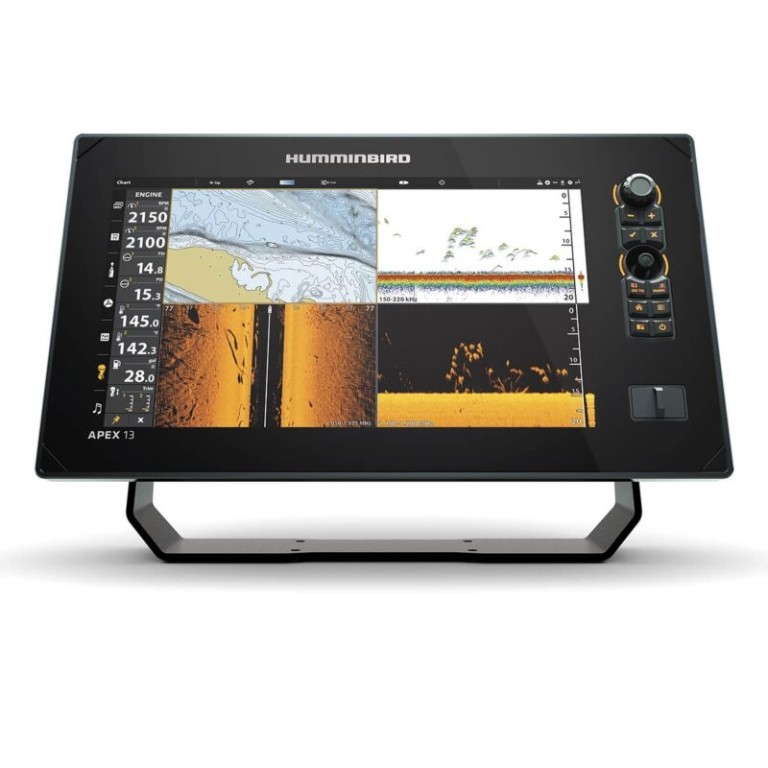 Humminbird Apex 13 Mega SI+ Chartplotter - Halradar