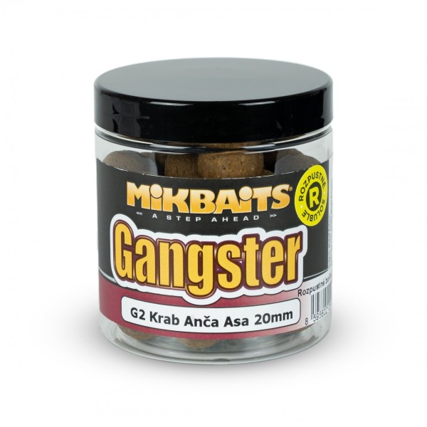 Mikbaits Gangster Rák Szardínia 20 mm – Oldódó bojli