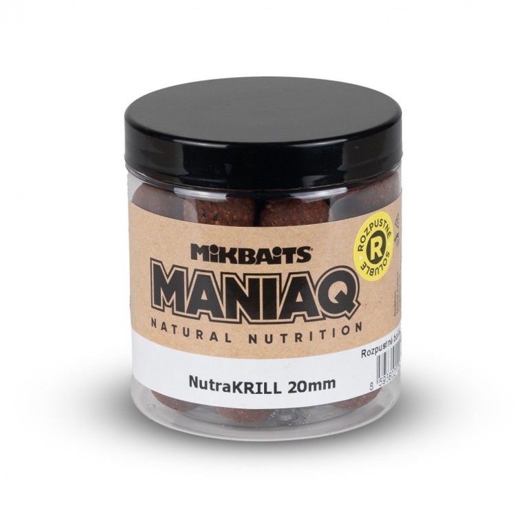 Mikbaits ManiaQ Nutra Krill 24 mm - Oldódó bojli