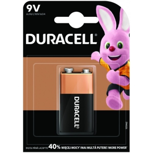 Duracell Basic Alkáli Elem 9V B1