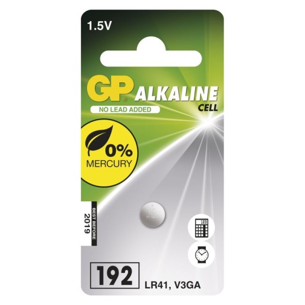 GP Alkaline Gombelem 1.5 LR41