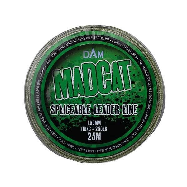 MadCat Spliceable Leader 25 m 1,00 mm 110 kg Green - Fonott előkezsinór