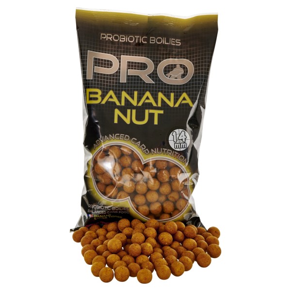 Starbaits Pro Banana Nut Boilies 800 g 