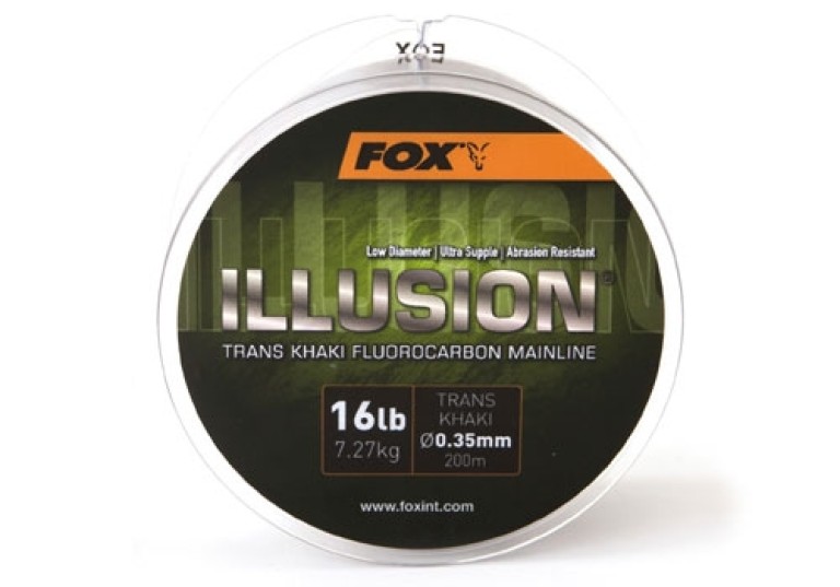 Fox Illusion Mainline Trans Khaki - Fluorocarbon zsinór