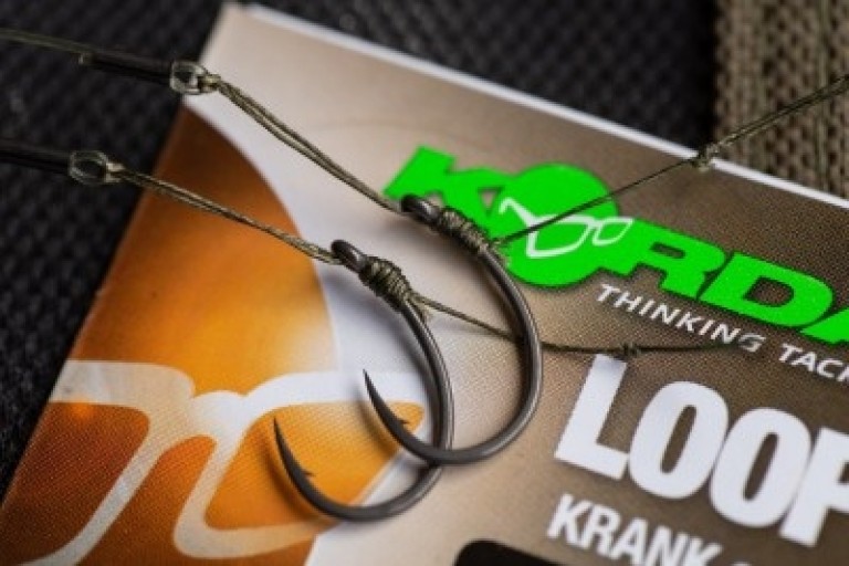 Korda Loop Rigs Size 6 Krank 18 lb - Előkötött horogelőke