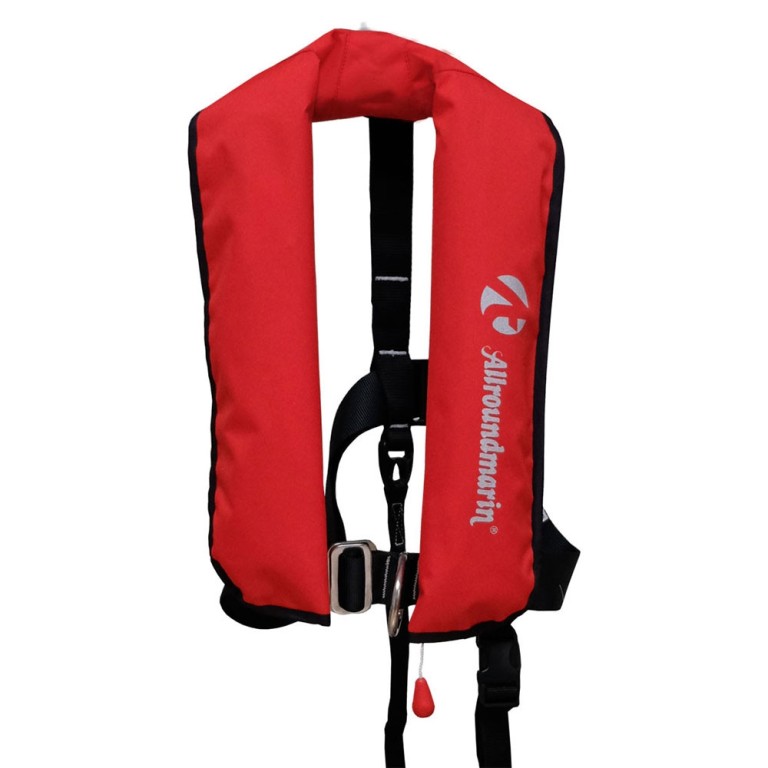 Allroundmarin Automatic 165 N Life Jacket - Automata piros mentőmellény