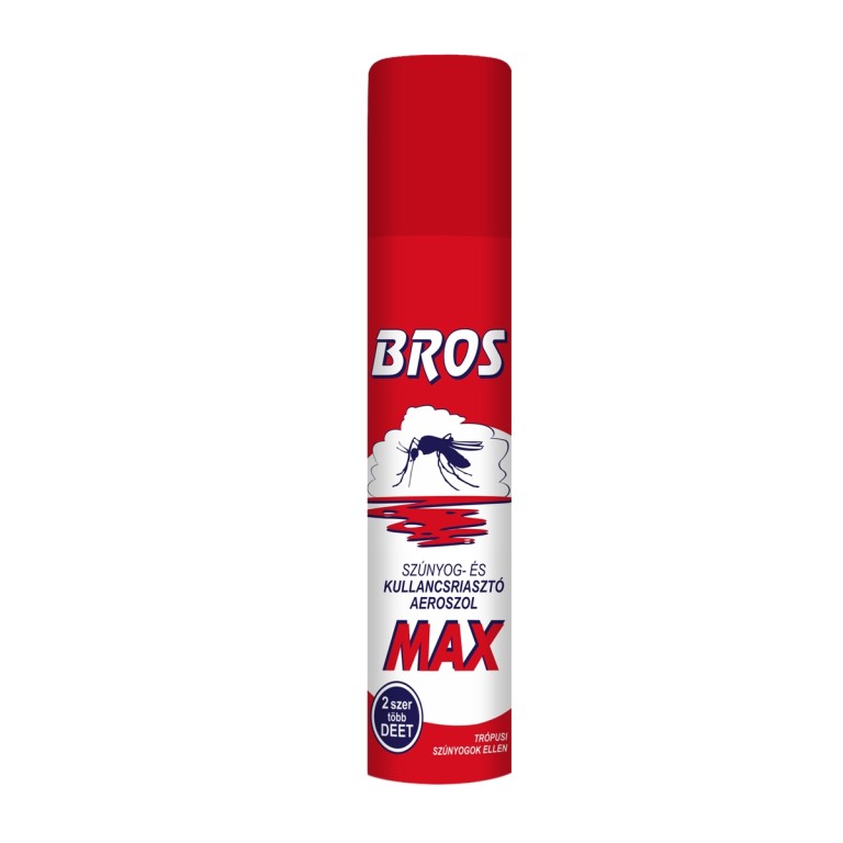 Bros Szúnyog- és kullancsriasztó aerosol Max