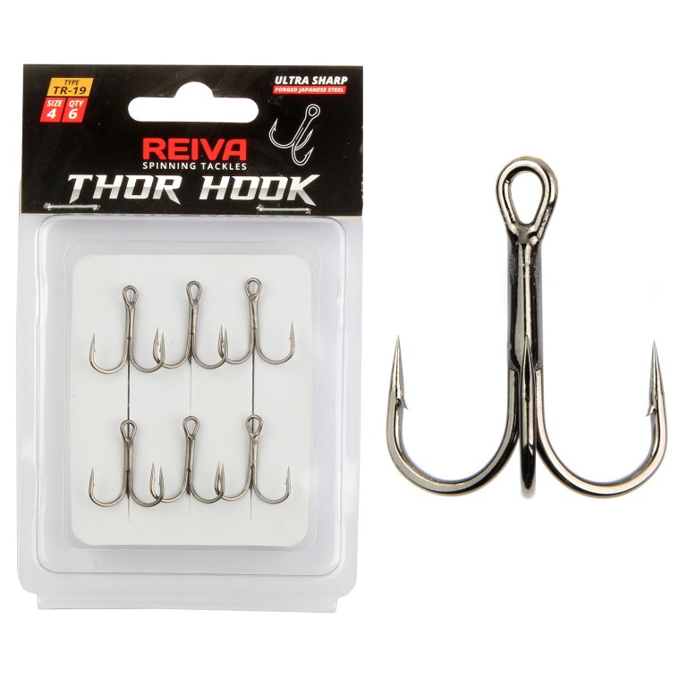 Reiva Treble Hook TR-19 - Hármas horog