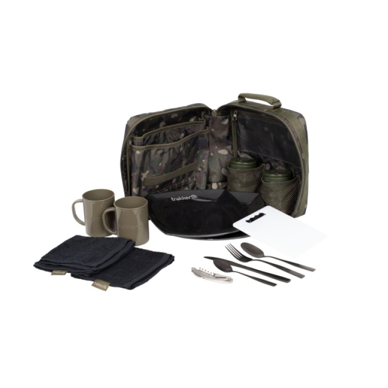 Trakker NXC Camo Deluxe Food Set - Terepmintás étkészlet