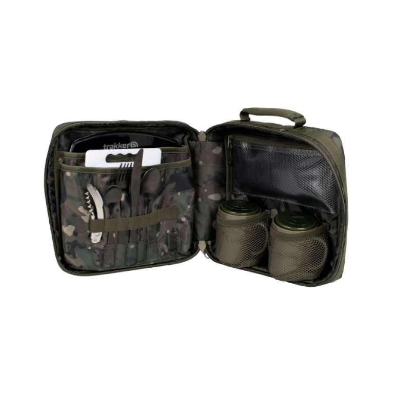 Trakker NXC Camo Deluxe Food Set - Terepmintás étkészlet