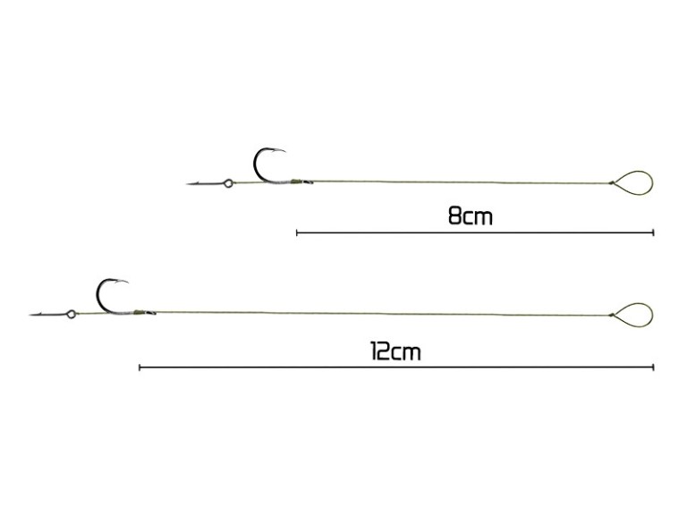 Delphin NoLimit Sting kötött csalitüskés horog #4 6 db / 8 cm